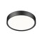 Z-Lite Kawan 1 Light Flush Mount, 16in. W x 5.25in. L, Matte Black 1014F16-MB-LED - alternate 4